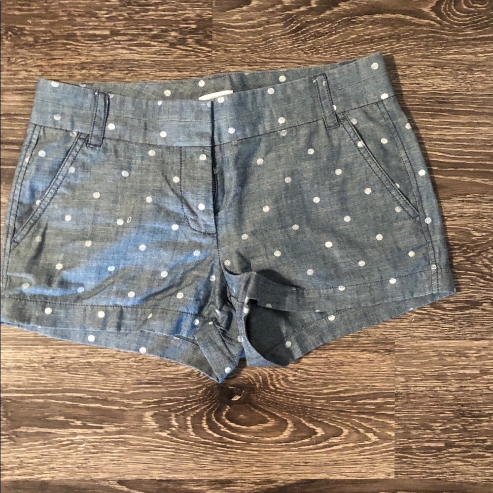 J crew chino short in polka dot